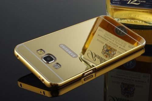 Case Dourada Espelhada Para Samsung J5