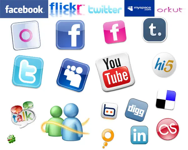 Facebook, Twitter, Foursquare e Outras Redes Sociais