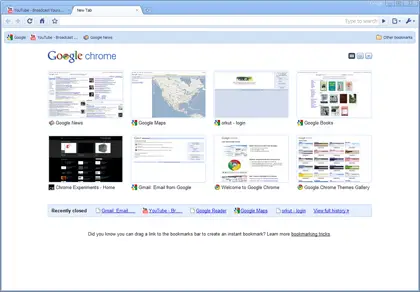 02: Páginas Iniciais no Google Chrome