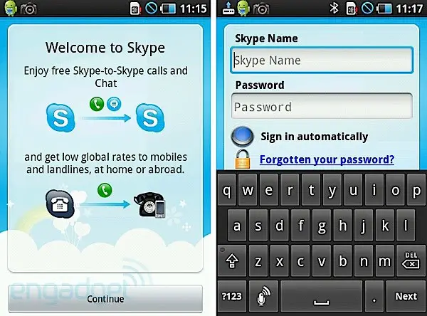 Skype – Chat Fechado