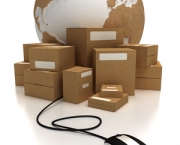 The world with a heap of packages connected to a mouse