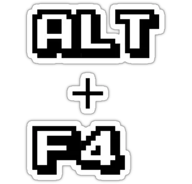 Alt f4 2. Alt f4 картинка. Альт плюс ф4 что это. Alt+f4 - alt+f4. Alt f4 что будет.