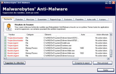 Malware Bytes exemplo de software de segurança