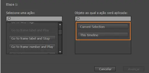 Bloqueios podem ser efetuador pelo action script