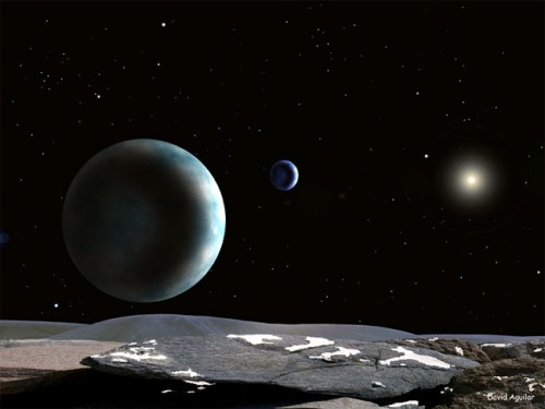 Plutão e Sua Lua Caronte