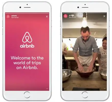 AirBnb Usando os Stories do Instagram Para Fazer Propaganda
