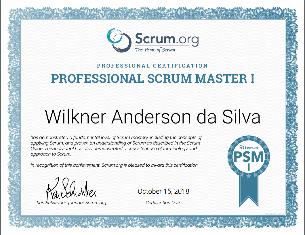 Certificação Scrum Master